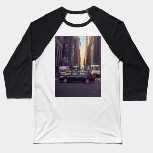 Traffic Jam, New York New York, Manhattan Baseball T-Shirt